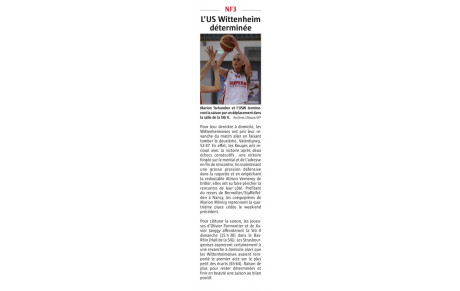 JOURS DE MATCHS W-E 15/16 avril 